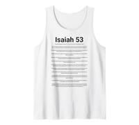 Isaiah 53 in The KJV (Black Text) Tank Top