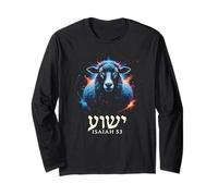 Isaiah 53 Lamb Yeshua Jesus Long Sleeve T-Shirt