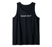 Isaiah 54:17 No Forged Against You Shall Prosper - Faith Tank Top