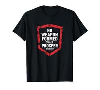 Isaiah 54 17 No Weapon Formed Shall Prosper Bible Verse T-Shirt