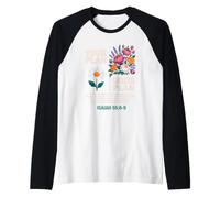 Isaiah 55 8 9 Bible Verse God Plan Christ Religious Floral Raglan Baseball Tee