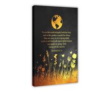 Isaiah 61 11 Canvas Poster Wall Art Decor Print Picture Paintings for Living Room Bedroom Decoration 12x18inch(30x45cm)