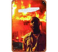 Isaiah Rashad 'Labeled' Metal Tin Sign Retro Wall Decor for Home Gate Garden Bars Restaurants Cafes Office Store Pubs Club Sign Gift 12 X 8 INCH Plaque Tin Sign