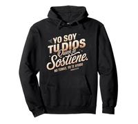 Isaías 41:13 Spanish Bible verse - “Yo Soy Tu Dios No Temas” Pullover Hoodie