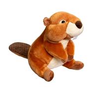 ISAKEN 20CM Beaver Plush Toy, Simulation Animal Plush Beaver, Soft Plush Toys Cartoon Plush Animal Doll Capybara for Kids, Girls, Birthday, Christmas