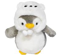 ISAKEN 25CM Penguin Plush Doll, Stuffed Animal Penguin Plush Toy Penguin Soft Hugging Pillow Toy Gift for Kids and Adults