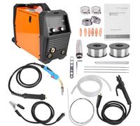 ISAKEN AC110V/220V MIG MMA/Lift TIG Electric Welding Machine Stick Welder Double Pulse Gas-shielded Welder Digital LCD Display