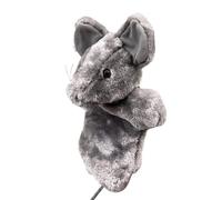 ISAKEN Animal Hand Puppets: Squirrel, Wolf, Owl, Turtle, Monkey, Dragon, Lion, Elephant - Plush, Polypropylene - Unisex - Ages 3+
