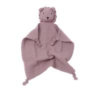 ISAKEN Baby Comforter Blanket Soft Security Blanket Breathable Baby Blanket 100% Organic Cotton Muslin Babies Security Blanket Comforter Blanket for Baby for Nursery Strollers