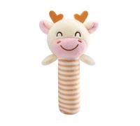 ISAKEN Baby Rattle Toy 0 3 6 12 Months, Montessori Rattle for Newborns, Baby Toys Sensory Rattles Maracas to Grasp, Soft Rattle Toys for Boys and Girls