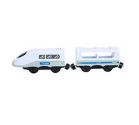 ISAKEN Battery Operated Locomotive Train, Powerful High Speed Train for Thomas, Railway Locomotive Magnetic Connected Electric Train Toy Car Train Toy for Children