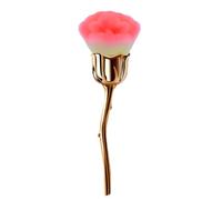 ISAKEN Dust Brush for Nails, Rose Nail Brush for Nail Art, Nail Art Dust Brush for Manicure Rose Head Brush, Multifunctional Make Up Brush for Liquid Make-Up, Powder Foundation