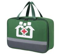 ISAKEN Empty First Aid Kit Empty First Aid Bag Large Travel Medicine Bag Mini Survival Box for Home, Outdoor, Office, Mountaineering, Camping