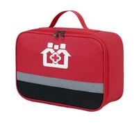 ISAKEN Empty First Aid Kit Empty First Aid Bag Large Travel Medicine Bag Mini Survival Box for Home, Outdoor, Office, Mountaineering, Camping