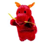ISAKEN Hand Puppet Squirrel Wolf Owl Turtle Monkey Dragon Lion Elephant Animal Hand Puppets Hand Puppets for Children's Theatre, Storytelling and Role Playing
