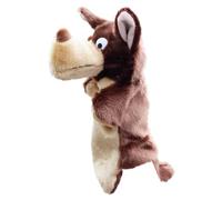 ISAKEN Hand Puppets Soft Hand Puppets Plush Toys Shark Wolf Pig Duck Rabbit Pig Frog Panda for Children's Theatre, Storytelling and Role Play