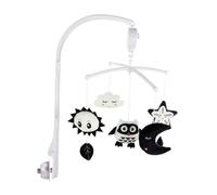 ISAKEN Musical Mobile for Crib, Good Night Music Mobile Hanging Toy for Crib, Electronic Mobile for Baby Bed, Stimulates The Senses, Musical Toy
