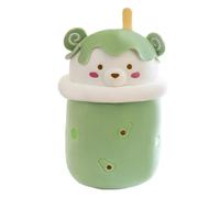 ISAKEN Plush Bubble Tea Soft Plush Boba Tea Plush Toy Kawaii Milk Tea Cup Stuffed Animal Birthday Gift for Kids Girls Boys Friends Fans