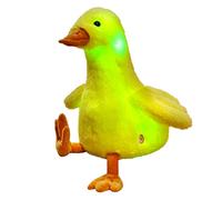 ISAKEN Plush Goose Pillow LED Goose Plush Toy Pillow Stuffed Animal Plush Toy LED Glowing Soft Goose Pillow Cushion Soft Animal Light up Plush Duck Dolls for Boys Girls Birthday Gift