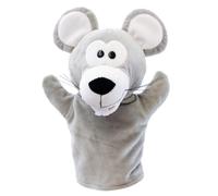 ISAKEN Plush Hand Puppet Tiger Turtle Frog Donkey Duck Rabbit Leopard Zebra Dog Simulation Animal Plush Hand Puppets for Children, Storytelling and Role Play