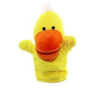 ISAKEN Plush Hand Puppet Tiger Turtle Frog Donkey Duck Rabbit Leopard Zebra Dog Simulation Animal Plush Hand Puppets for Children, Storytelling and Role Play