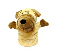 ISAKEN Plush Hand Puppet Tiger Turtle Frog Donkey Duck Rabbit Leopard Zebra Dog Simulation Animal Plush Hand Puppets for Children, Storytelling and Role Play