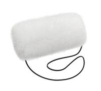 ISAKEN Plush Hand Warmers Faux Fur Sleeves, Winter Hand Warmers Plush Arm Warmers Winter Hand Muff for Women Men Kids