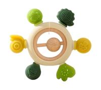 ISAKEN Rattle Toy Newborn Teething Toy Handmade Toy for Children, Boys and Girls