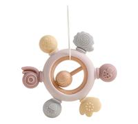 ISAKEN Rattle Toy Newborn Teething Toy Handmade Toy for Children, Boys and Girls
