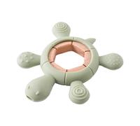 ISAKEN Rattle Toy Teething Ring Babies Newborn Games Infant Shaking Bell for Children, Boys and Girls