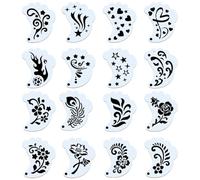 ISAKEN Reusable Face Painting Stencil for Kids, Body Painting Template, Reusable Tattoo Painting Template Face Paint Stencil for Kids Halloween Holiday Party