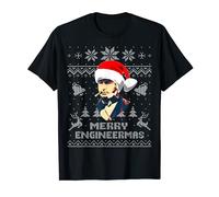 Isambard Kingdom Brunel Engineer Christmas Holiday Xmas T-Shirt