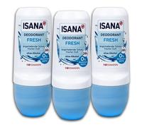Isana Fresh Roll-On Deodorant Roll-On 3 x 50 ml Pack of 3