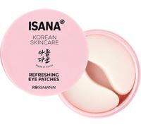 Isana Korean Skin Care Refreshing Eye Patches with Cica & Hyaluron 60 Pieces