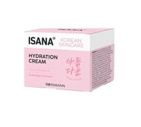 Isana Korean Skincare Hydration Cream 50 g | With Cica & BHA/PHA, cleans deep pores, hydrated