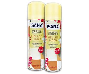 ISANA MED Isana Dry Shampoo Light Hair 2 x 200 ml Pack of 2