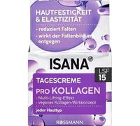 Isana Pro Collagen Day Cream SPF 15 1 x 50 ml for All Skin Types