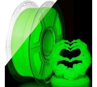 iSANMATE PETG Glow in the Dark Filament 1.75 mm, High-Strength Luminous Filament for 3D Printers, Dimensional Accuracy +/- 0.03 mm, 1 KG/Spool, Glow Green