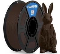 iSANMATE PLA Matte Filament 1.75 mm, Matt Chocolate High Speed PLA Filament 1 kg (2.2 lbs) for Bambu Lab 3D Printer, AMS, AMS Lite, Dimensional Accuracy +/- 0.02 mm, 30-300 mm/s