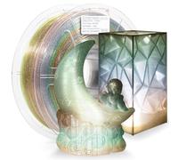 iSANMATE Transparent Flashing PLA Filament 1.75 mm, Clear Gradient Multicolour Rainbow 3D Printer Filament 1KG(2.2 lb)/Spool, Dimensional Accuracy +/- 0.03 mm