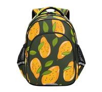 ISAOA Backpack Toddler School Book Bag for Girls Boys Kids Travel Bag Mango 8-14 Years Old