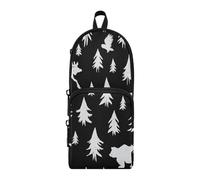 ISAOA Big Capacity Pencil Cases with Multi Pockets Cartoon Animal Forest Animals Elk Fox Hare Owl Pouch Bag School Office Teen Girls Boys