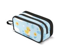 ISAOA Big Capacity Pencil CasesCute Little Duck Pattern Pencil Pouch Bag Large Pen Bag Stationery Bag for Girls Boys Adults Student