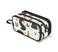 ISAOA Big Capacity Pencil CasesHalloween Minimalist Style Pencil Pouch Bag Large Pen Bag Stationery Bag for Girls Boys Adults Student
