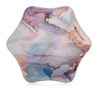 ISAOA Kids Umbrella,Lightweight Windproof Auto Open Stick Umbrellas White and Pink Marble for Rain Sun