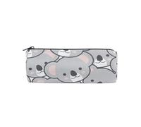 ISAOA Large Round Pencil Case,Makeup Pouch,Zipper Pencil Bag Pouch Stationery Bag Pen Holder for Daily Essentials School,College,Work & Office,Cute Cartoon Koala Pattern