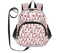 ISAOA Mini Backpack Child Backpacks Toddler Backpack Travel Daypack Bag Dwarf Love Checkered Background Pattern for Kindergarten Elementary Boys Girls