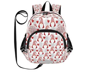 ISAOA Mini Backpack Child Backpacks Toddler Backpack Travel Daypack Bag Dwarf Love Checkered Background Pattern for Kindergarten Elementary Boys Girls