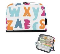 ISAOA Pencil Bag,Large Capacity Pencil Case,Colorful Background for Design Pencil Pouch Bag for Girls Boys,Standing Pen Bag for Teenage Student Women Men,21 x 5 x 15 CM