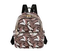 ISAOA The Leaves Are Brown Lightweight Multi-Pocket Quilted Rucksack